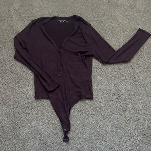 Dark Button-Up Body suit